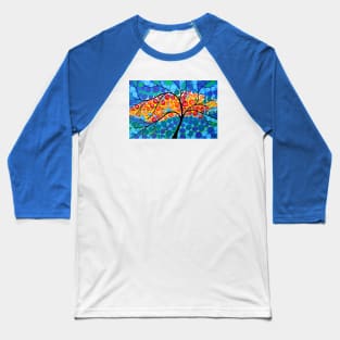 Blue, Green and Yellow Baseball T-Shirt